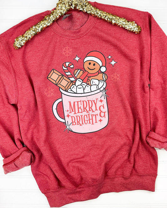 Merry & Bright Cocoa Sweatshirt