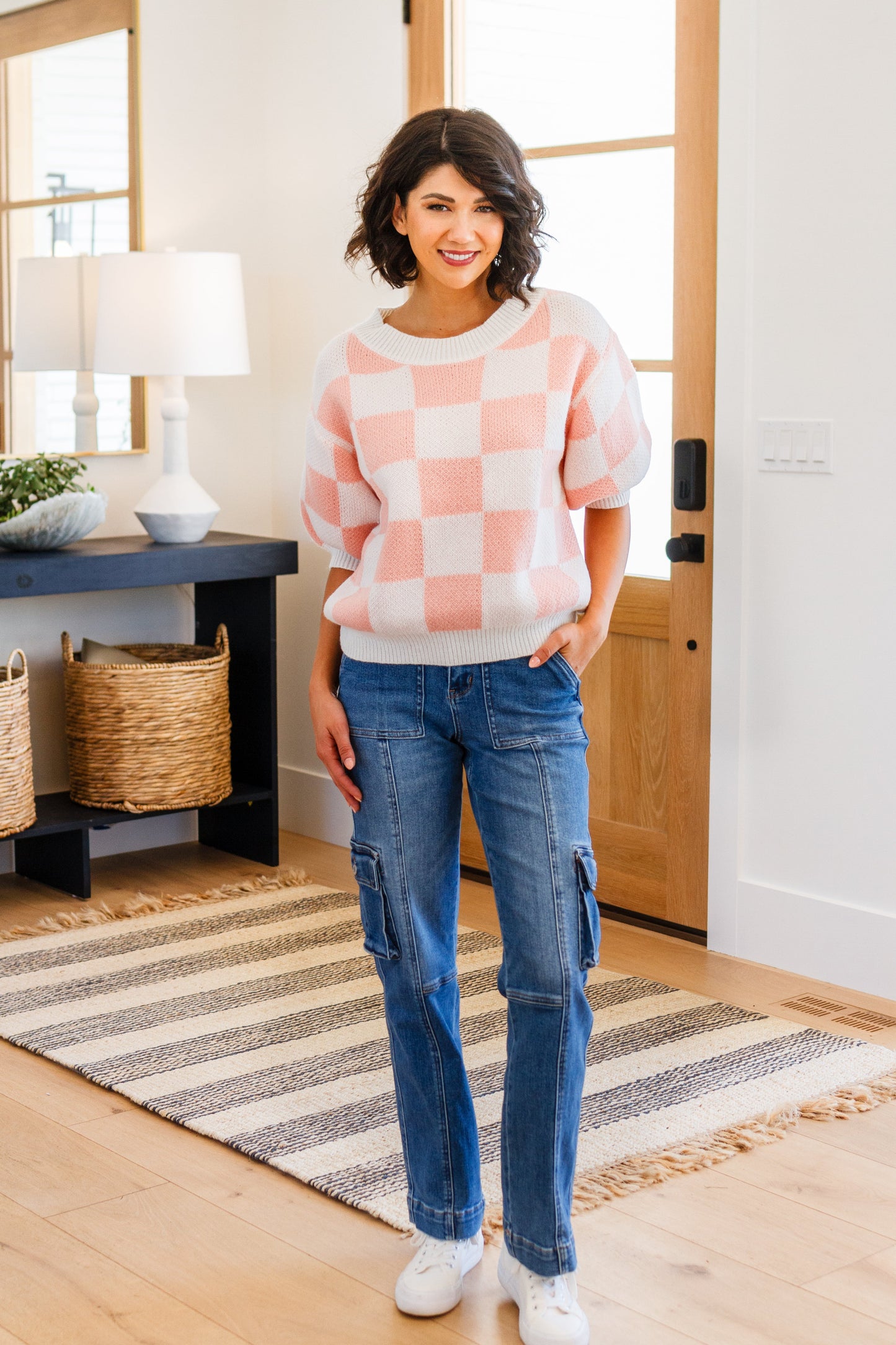 Start Me Up Checkered Sweater - Posh Country Lifestyle Marketplace