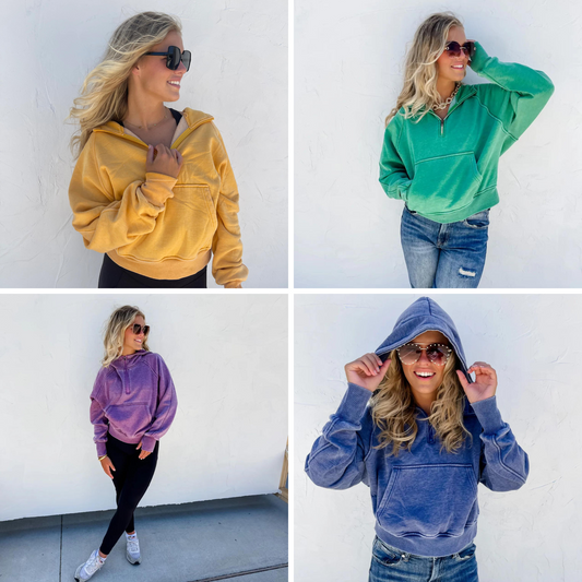 Easy Does It Pullover In Assorted Colors